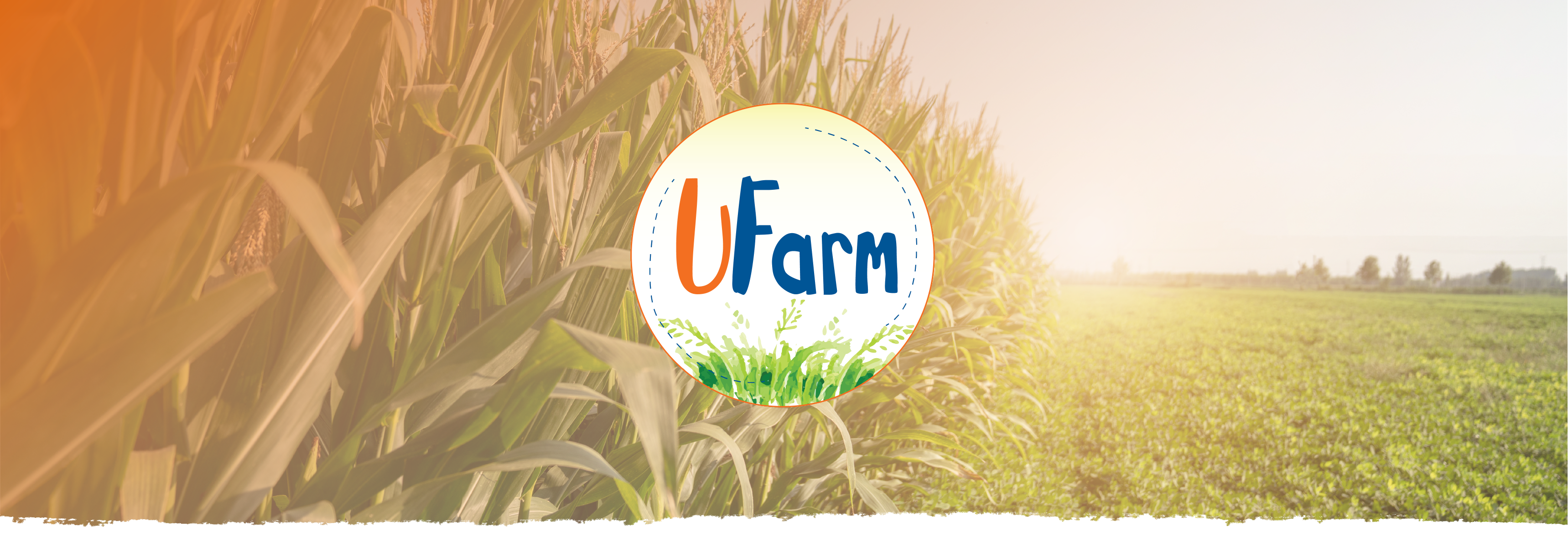 UFarm logo with cornfield